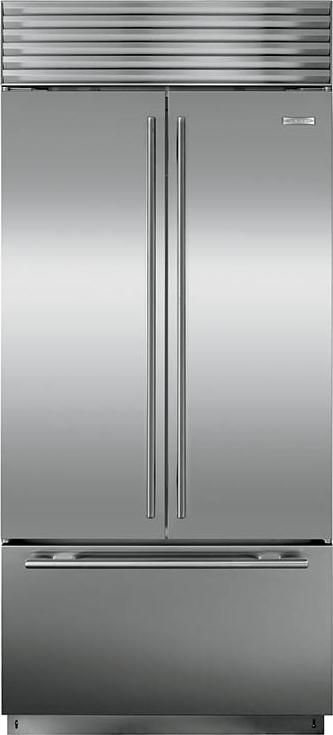 SubZero BI36UFD 21.0 Cu. Ft. BuiltIn CounterDepth French Door Refrigerator Furniture and